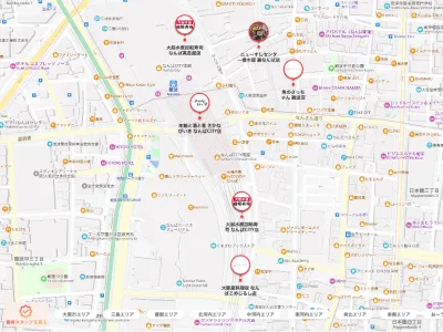 大阪府内参加飲食店の画像